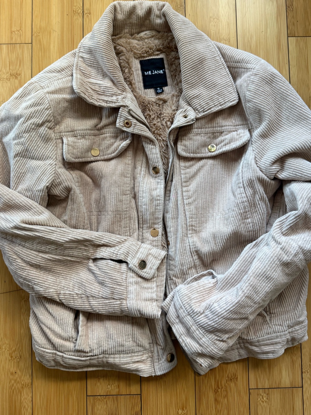 Tan Sherpa Jacket
